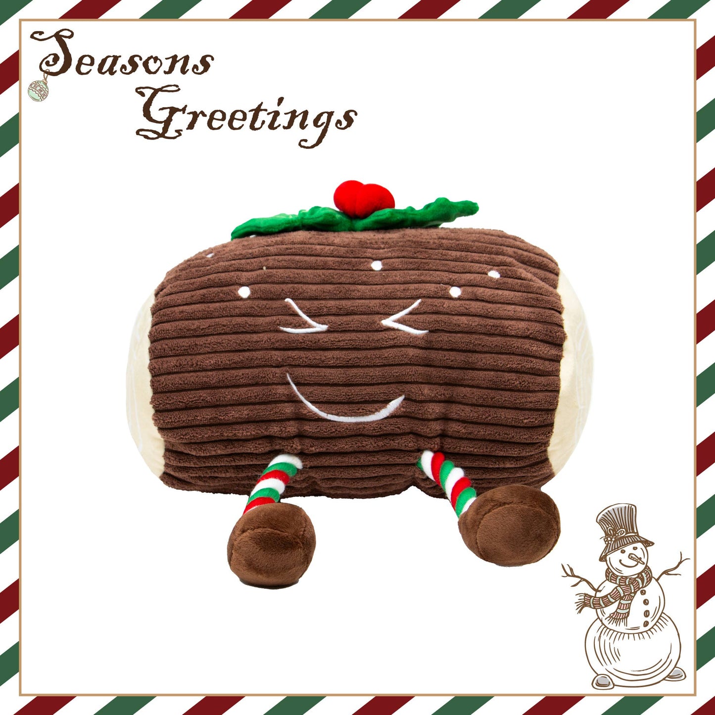 Ancol Ann Yule Log Christmas dog toy