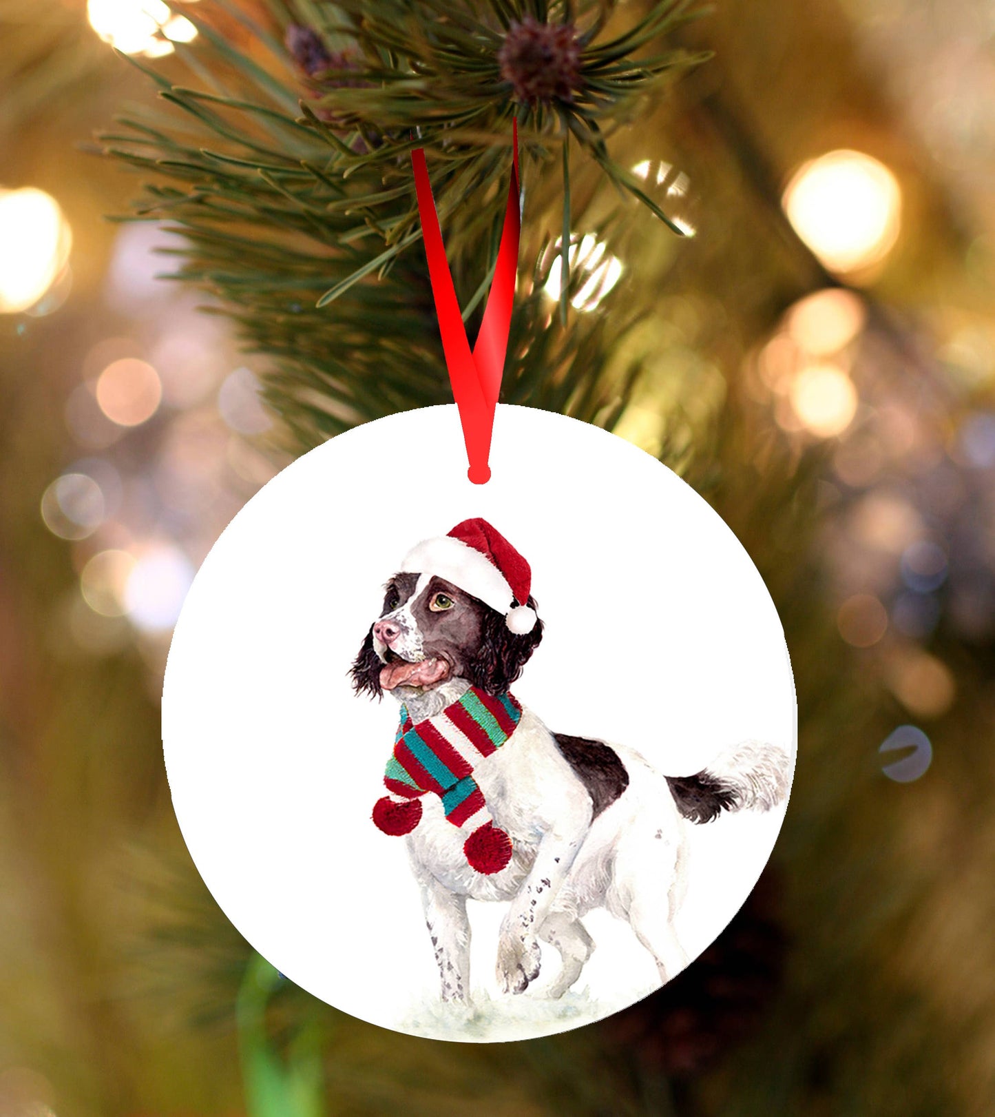 Ceramic Christmas / Holiday Decoration, Springer Spaniel - Hairy Dogs (Cambs) Ltd