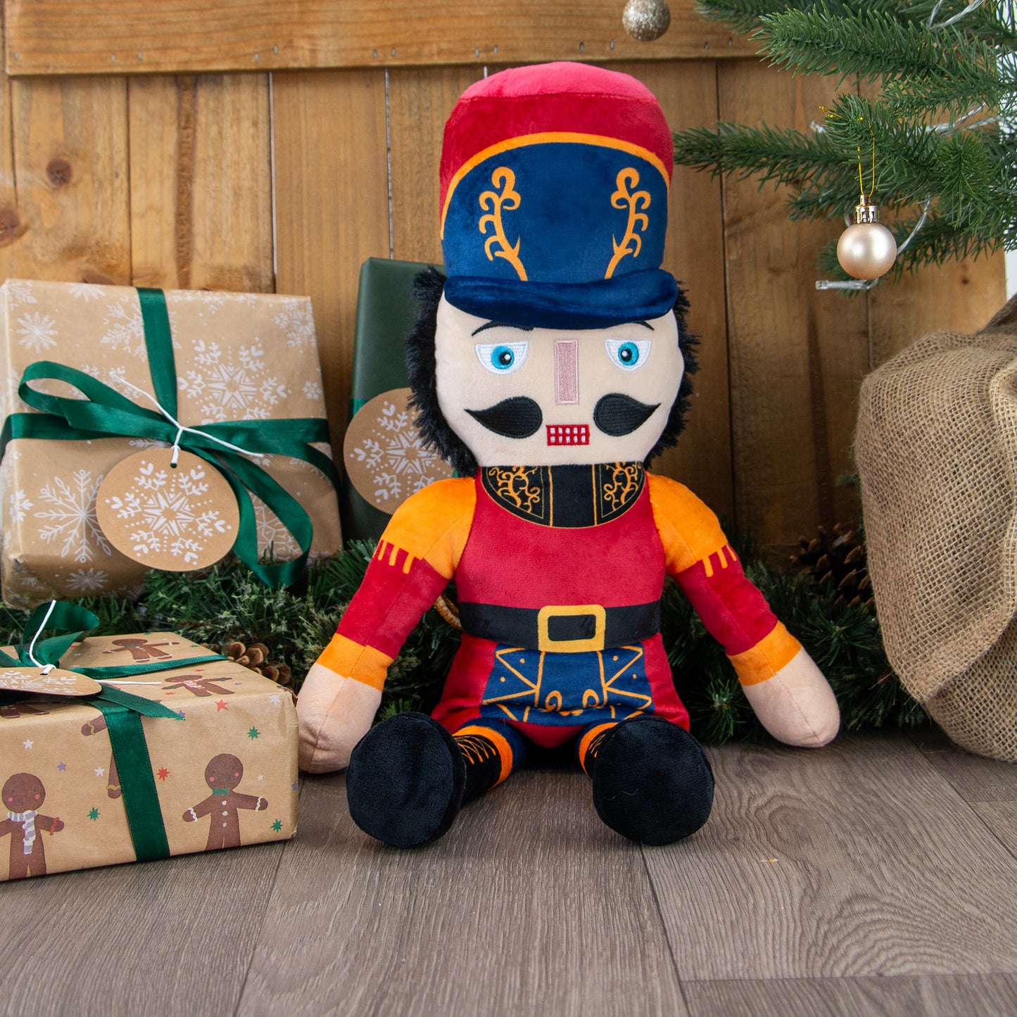 Ancol Giant Nicholas Nutcracker Christmas Dog Toy