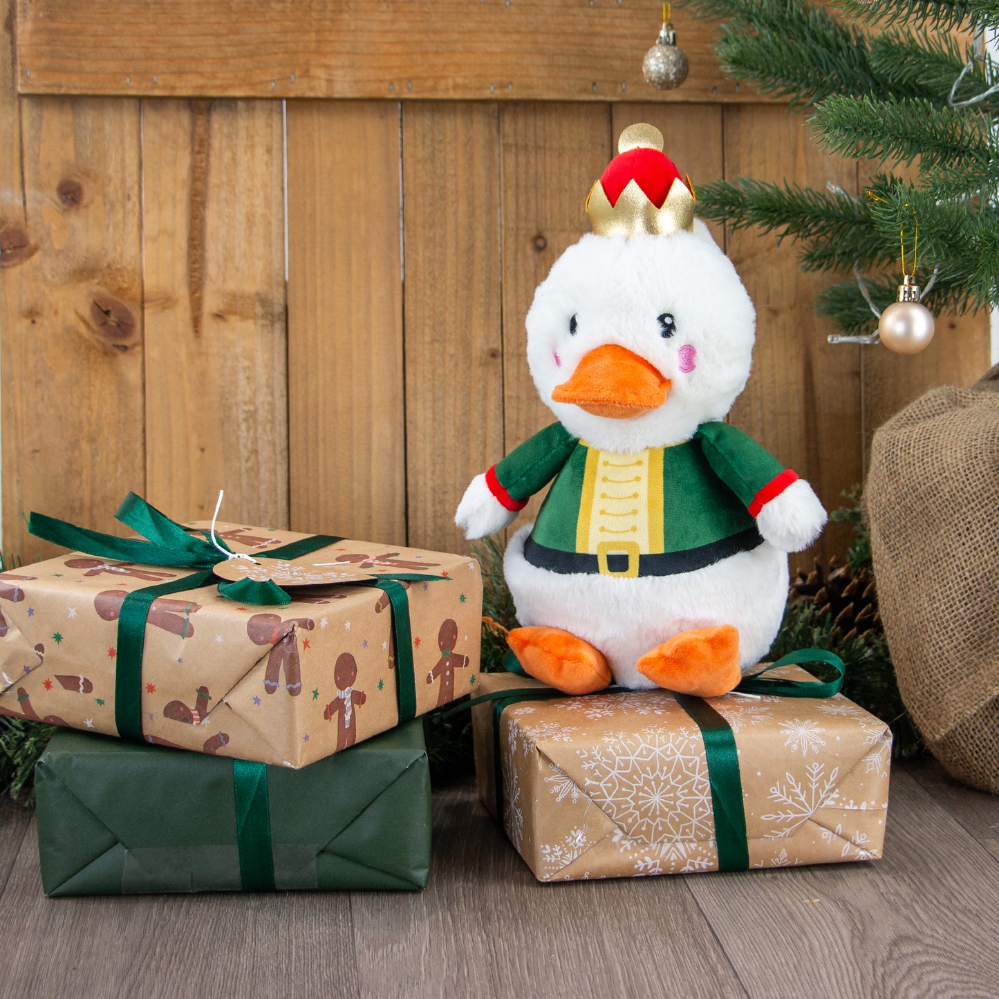 Ancol Nut Quacker Christmas Dog Toy