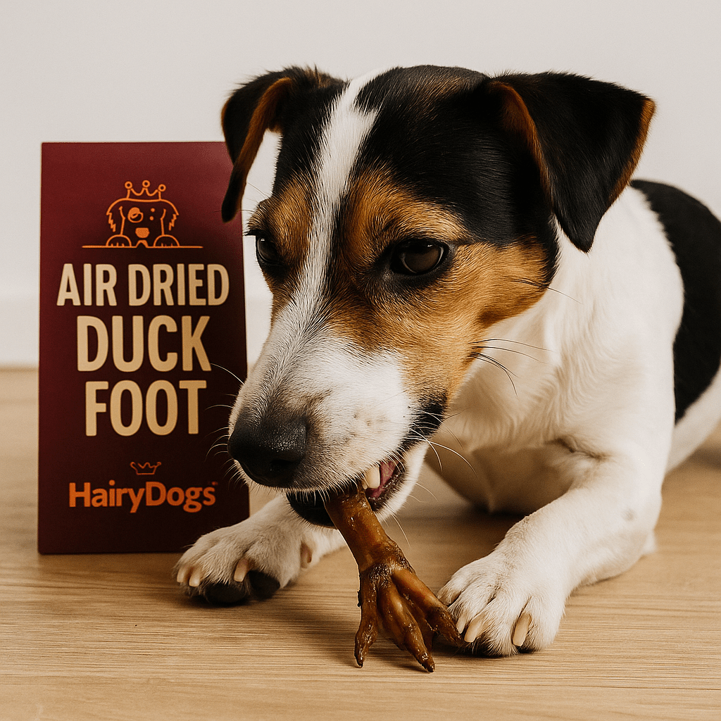 100% Natural Air-Dried Duck Feet for Dogs – High Protein, Hypoallergenic Dental Chew.