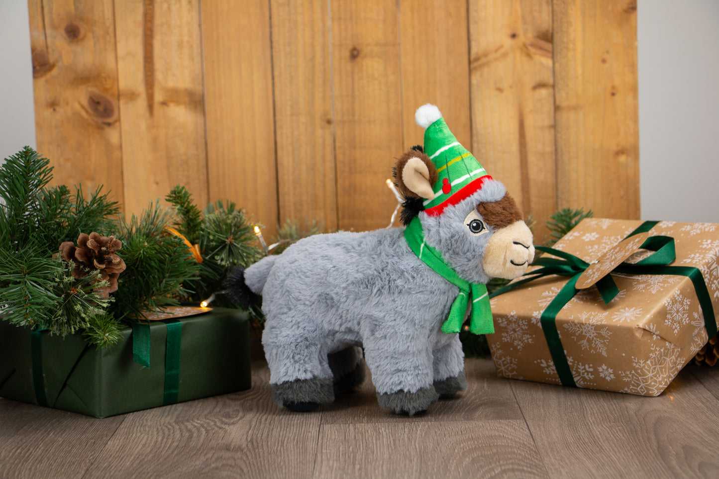 Ancol Dominic the Donkey Christmas Dog Toy
