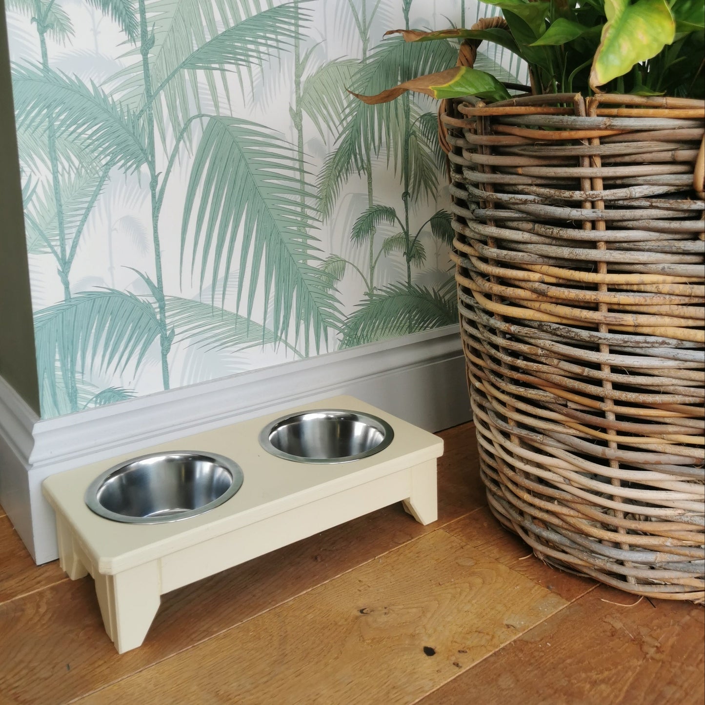 Double Raised Dog Bowl - Low (11cm)