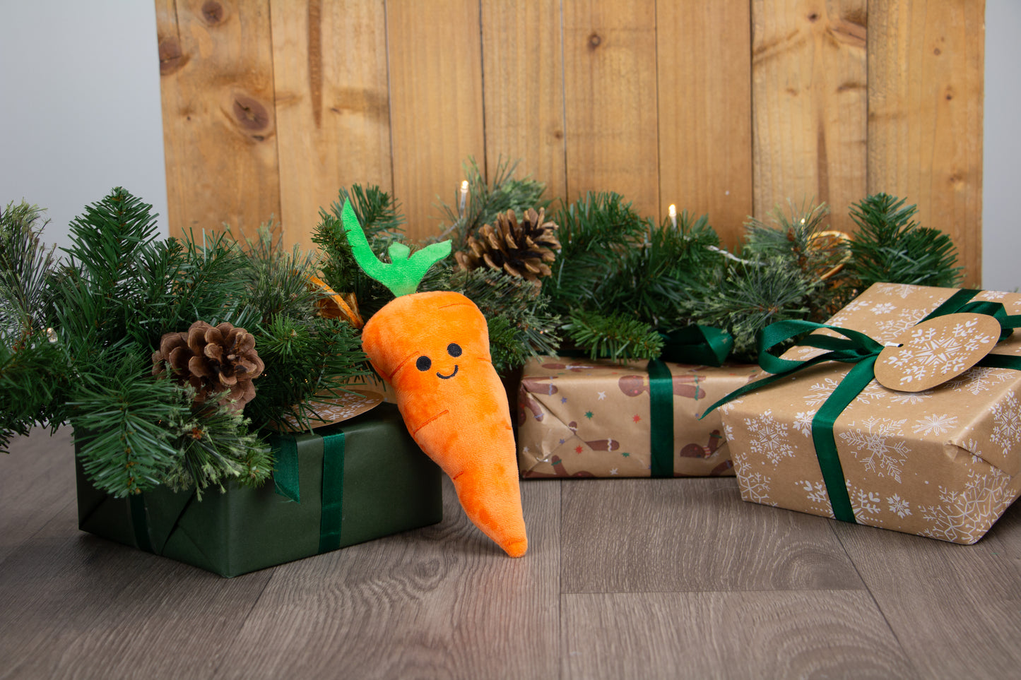 Ancol Mini Katie Carrot Christmas Dog Toy