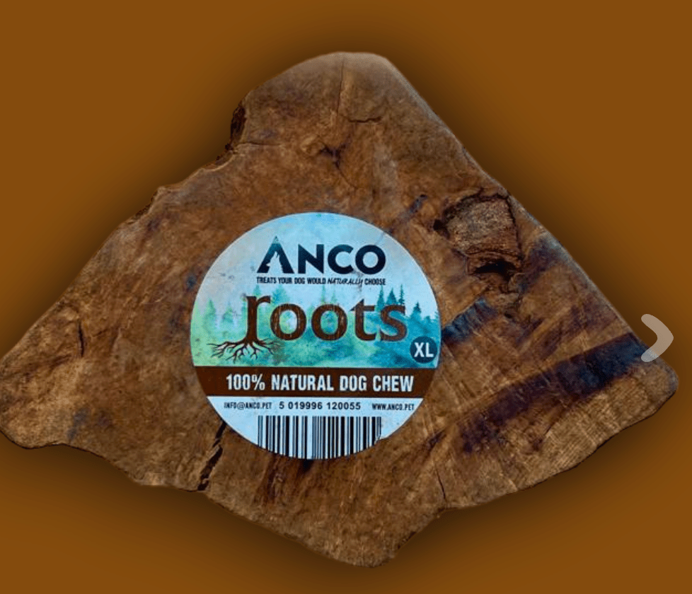 Roots Natural Dog Chew – Long-Lasting Splinter-Free Wood Chew (5 Sizes).