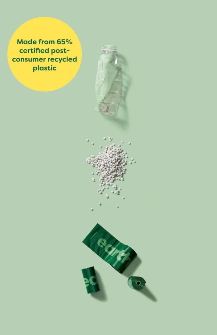 Earth Rated Poo Bag lavender scented - 15 bags per roll.