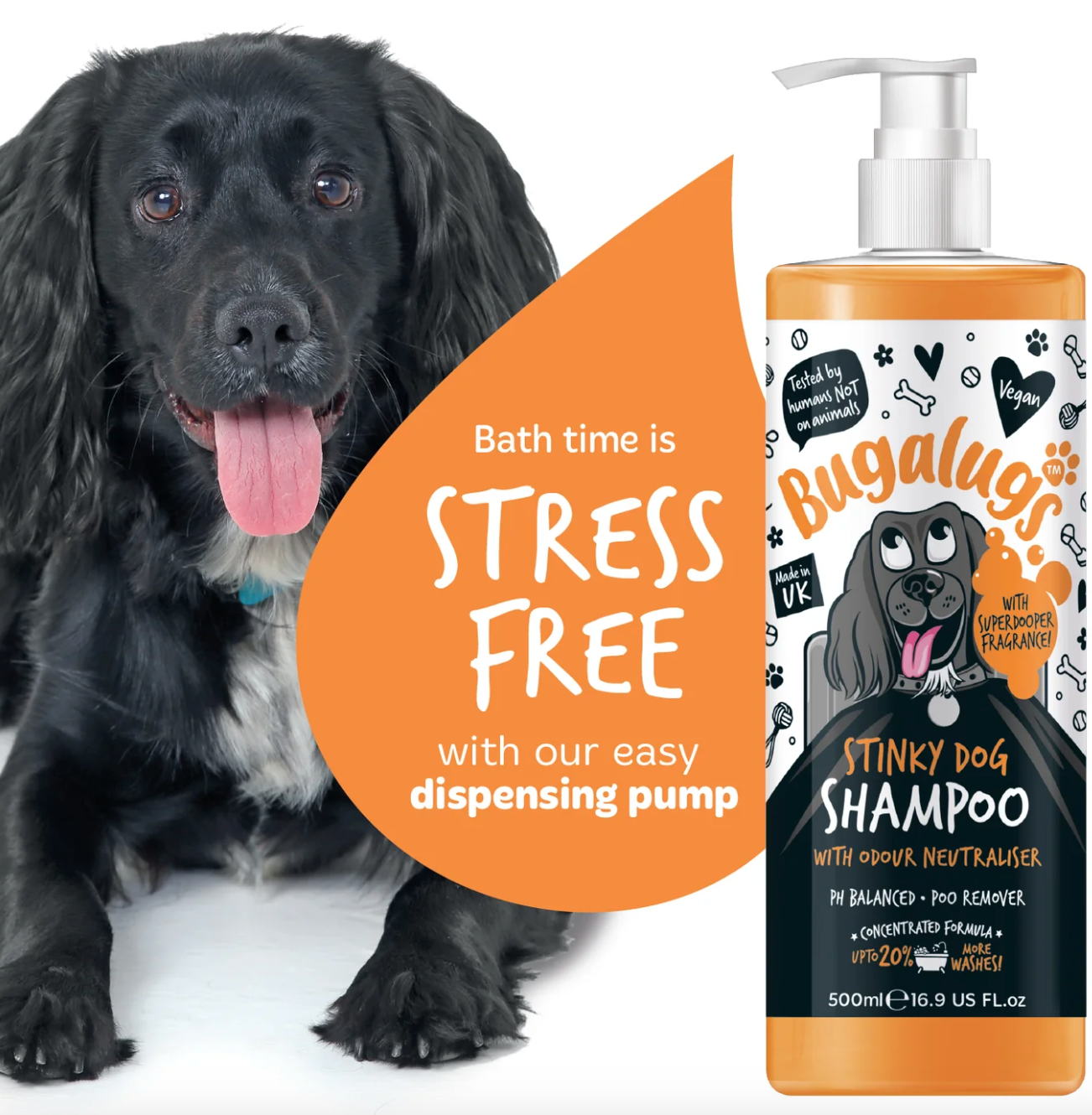 Bugalugs Stinky Dog Shampoo 500ml
