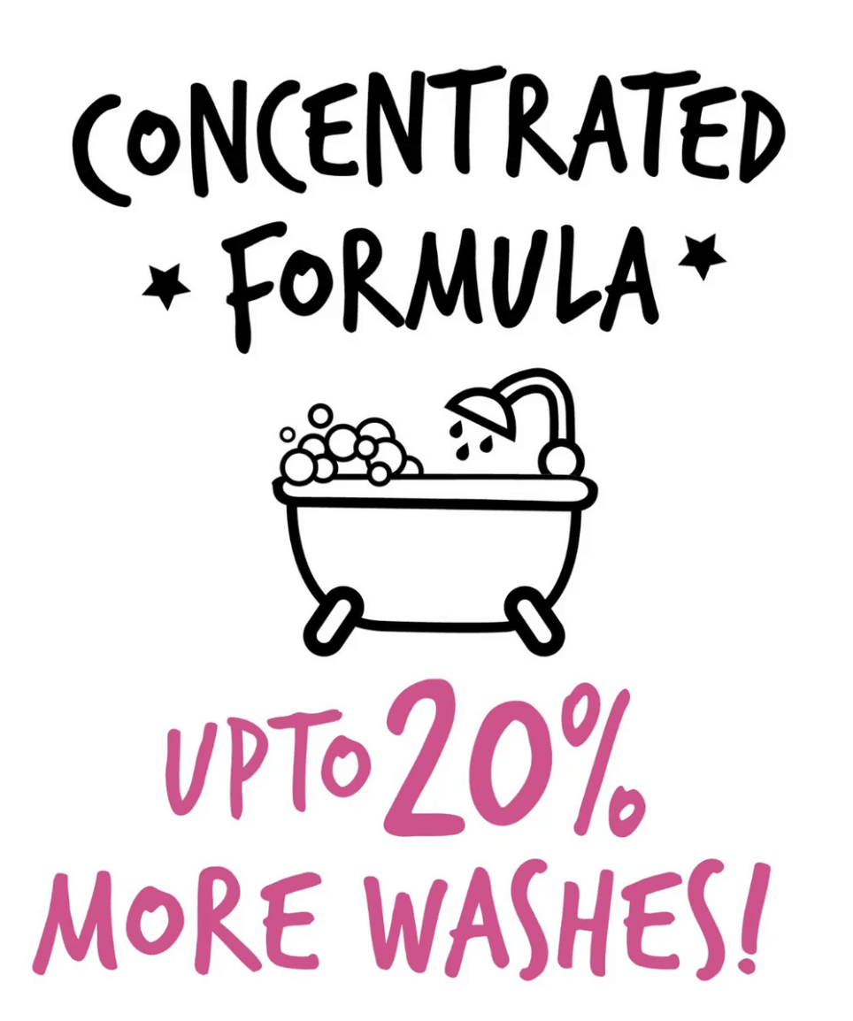 20% more washes with Bugalugs Shampoo