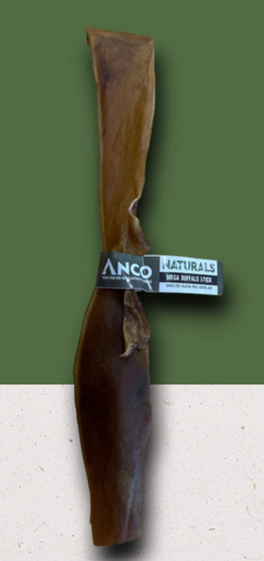 Mega Buffalo Sticks – Extra-Large, Low-Fat Natural Dog Chew