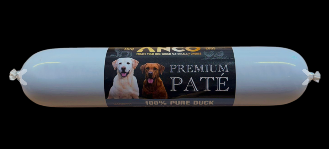 anco duck pâté 400g dog treat