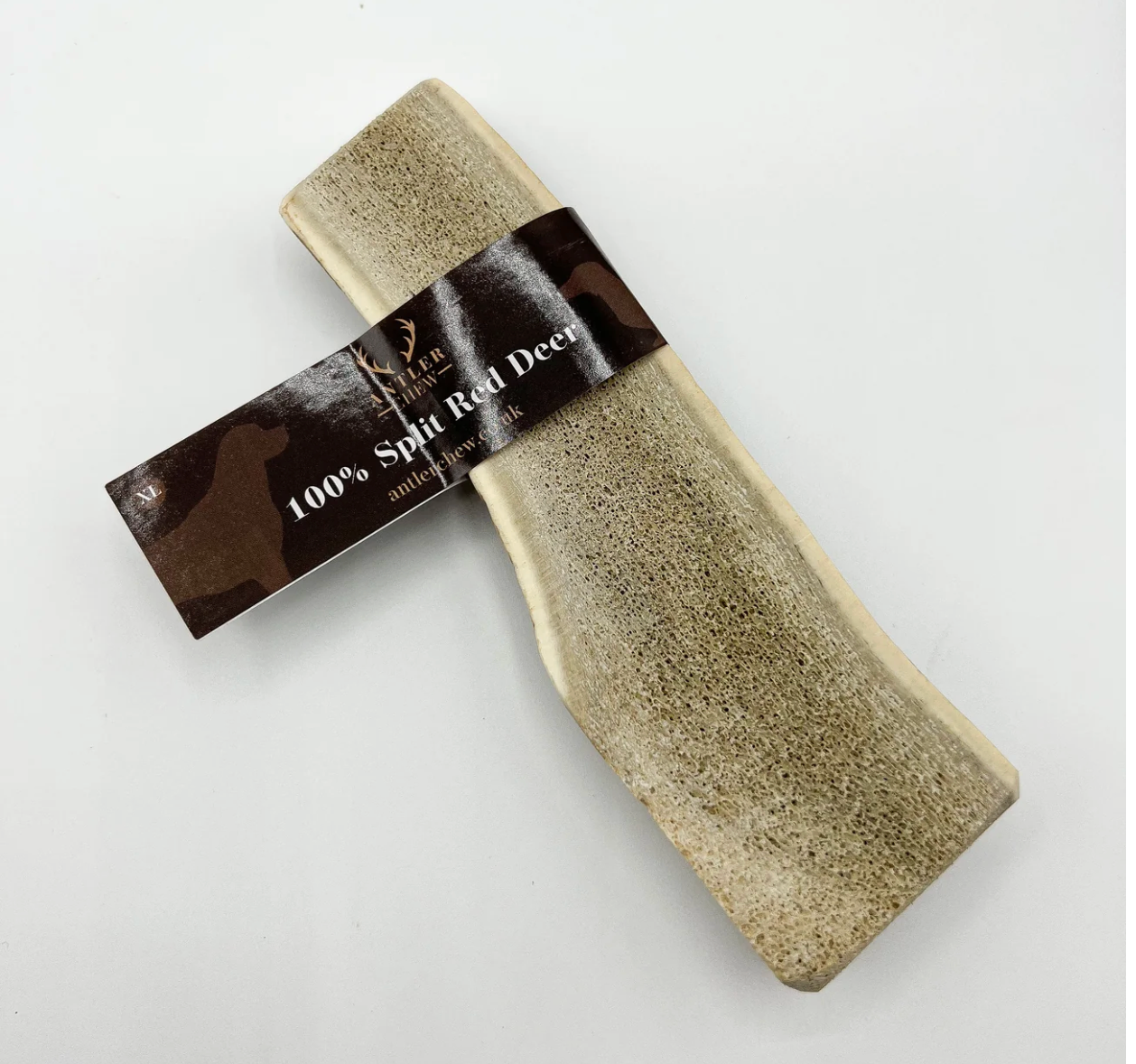 soft red deer antler chew with honeycomb core