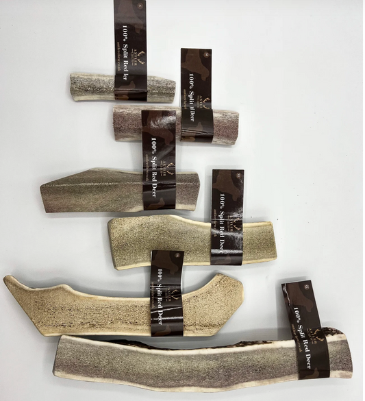 natural split antler chew uk sustainable dog treat