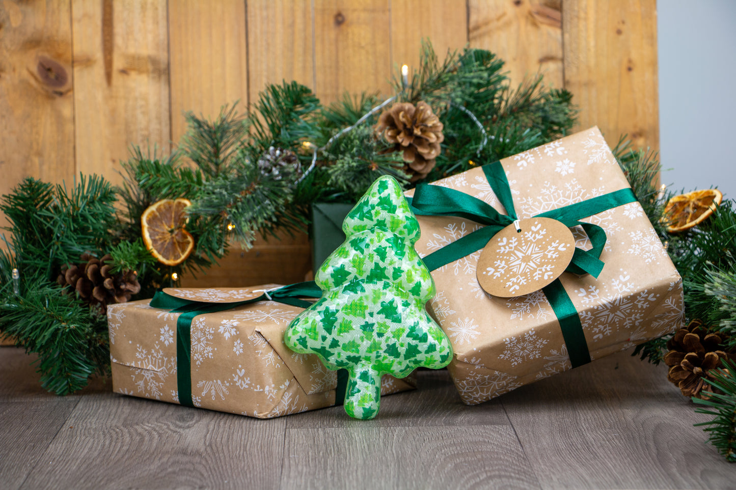 Ancol Squeaky Christmas Tree Dog Toy