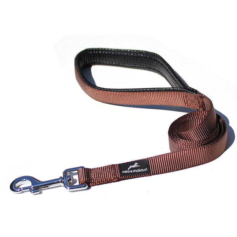 Miro & Makauri Belay Nylon Dog Leads with Padded Handle.