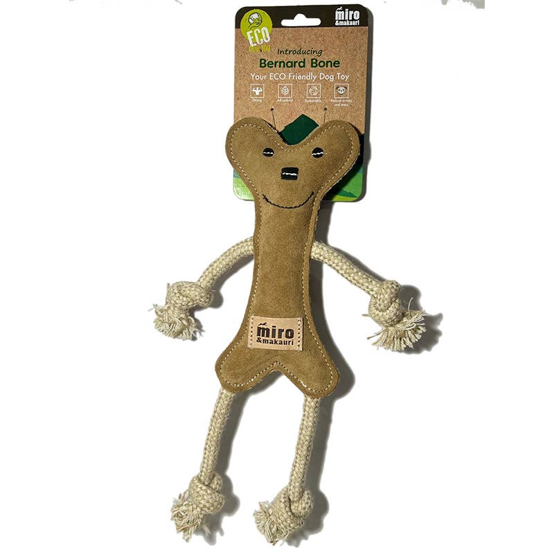Bernard Bone - Eco Leather Dog Toy.
