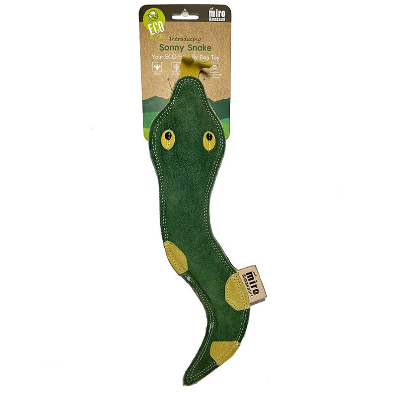 Sonny Snake- Eco Leather Dog Toy.