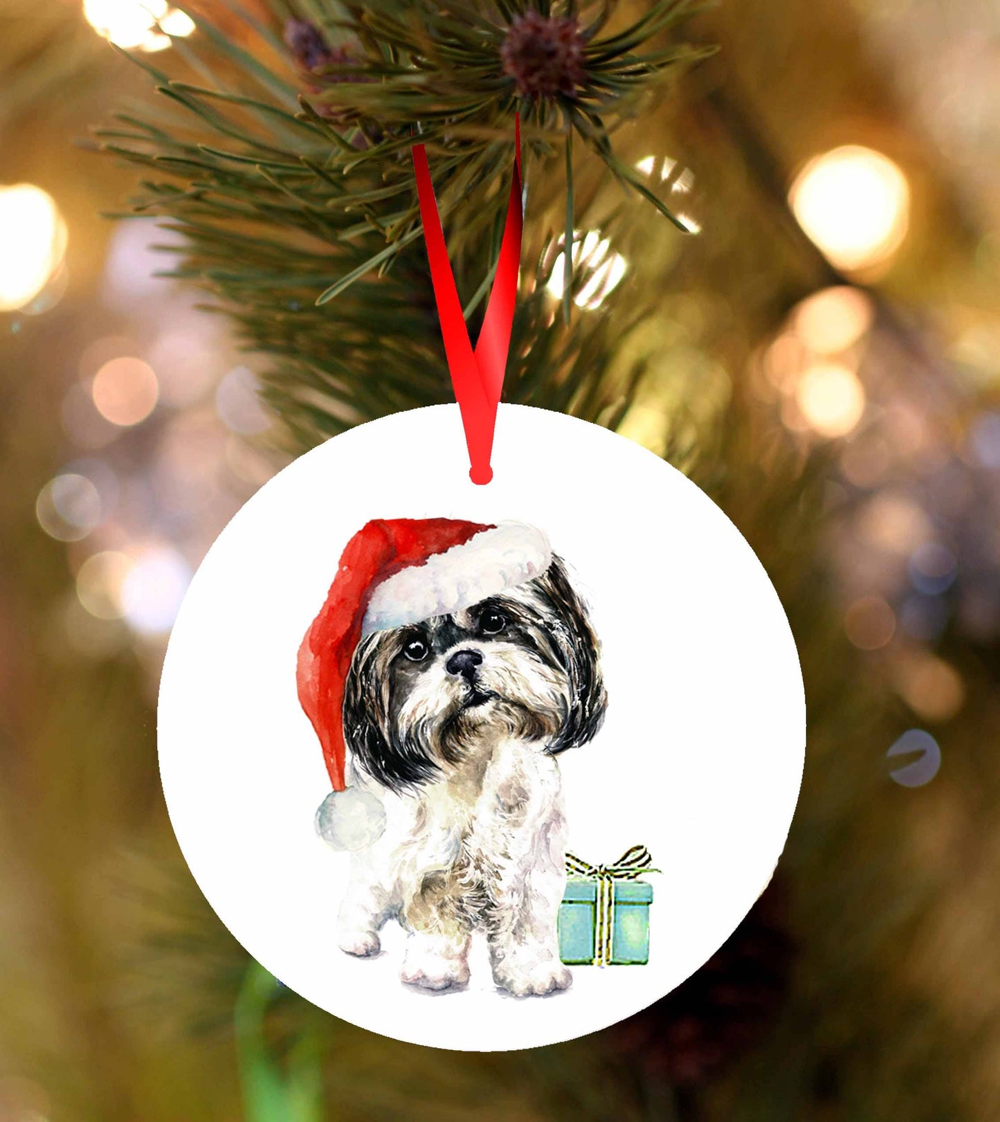 Ceramic Decoration, Shih Tzu, Elmo.