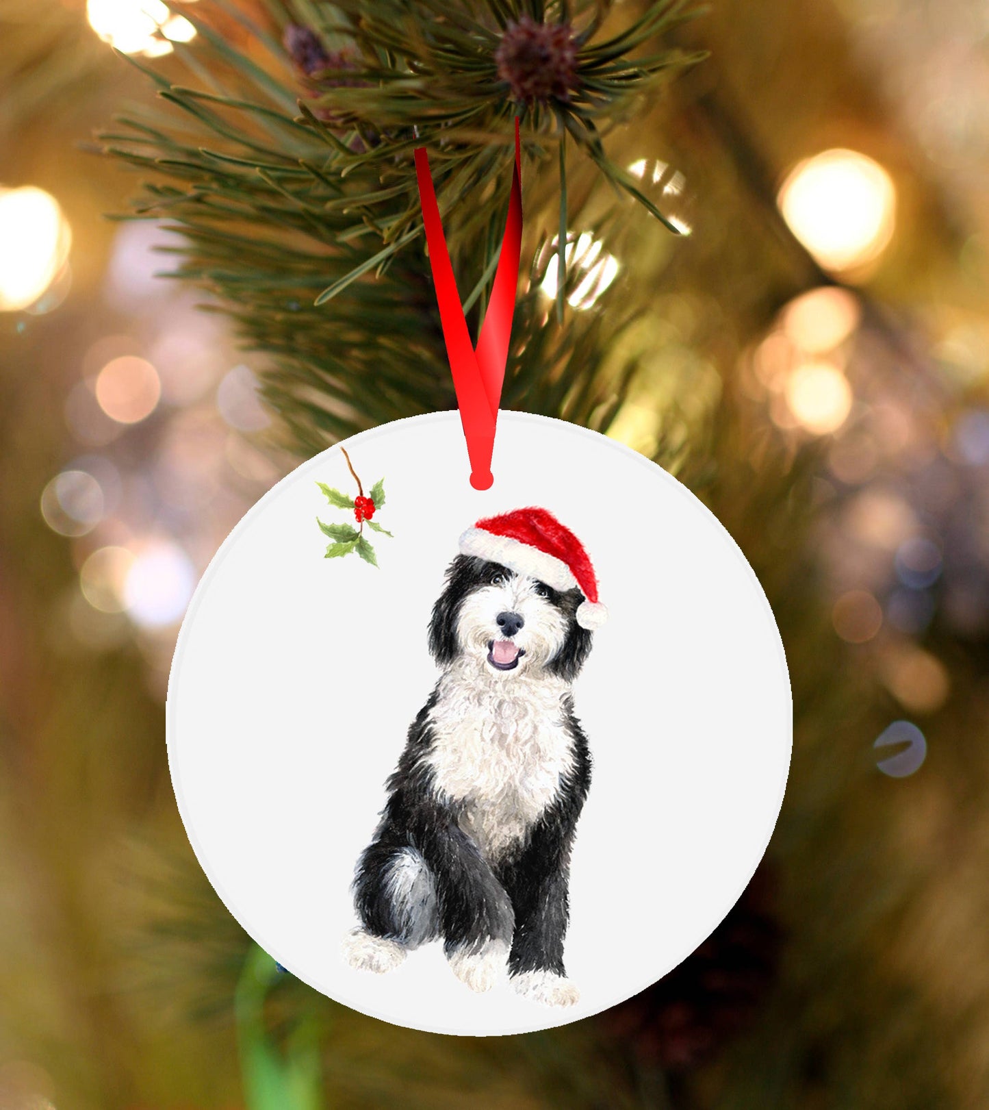 Ceramic Decoration, Sheepadoodle, Shane