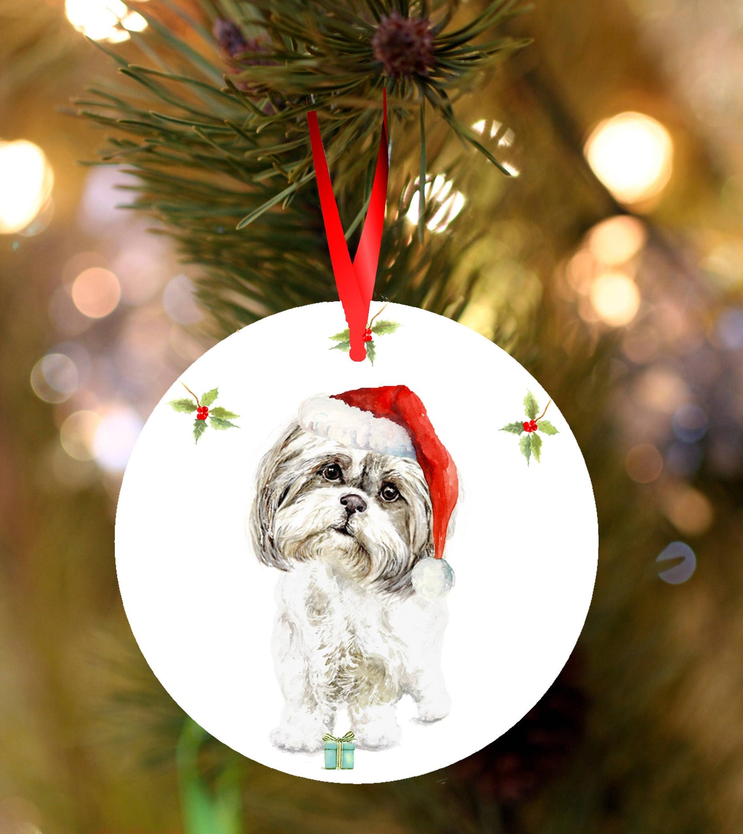 Ceramic Decoration, Shih Tzu, BUBBLES