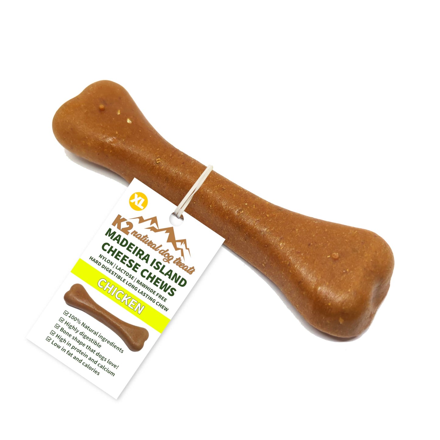 K2 Madeira Island Cheese Chews Chicken X-Large 127g.