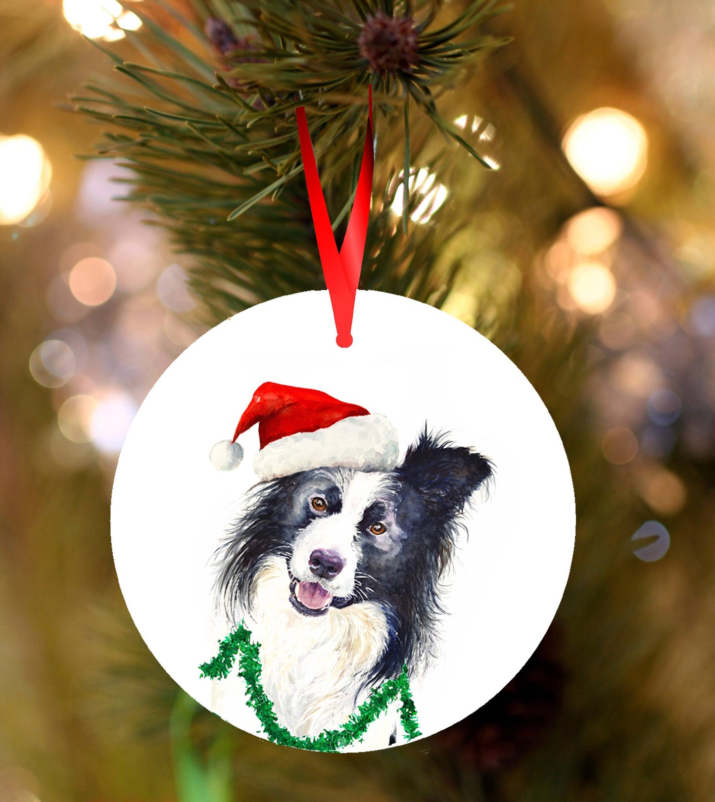 Ceramic Decoration, Border Collie, HOWARD