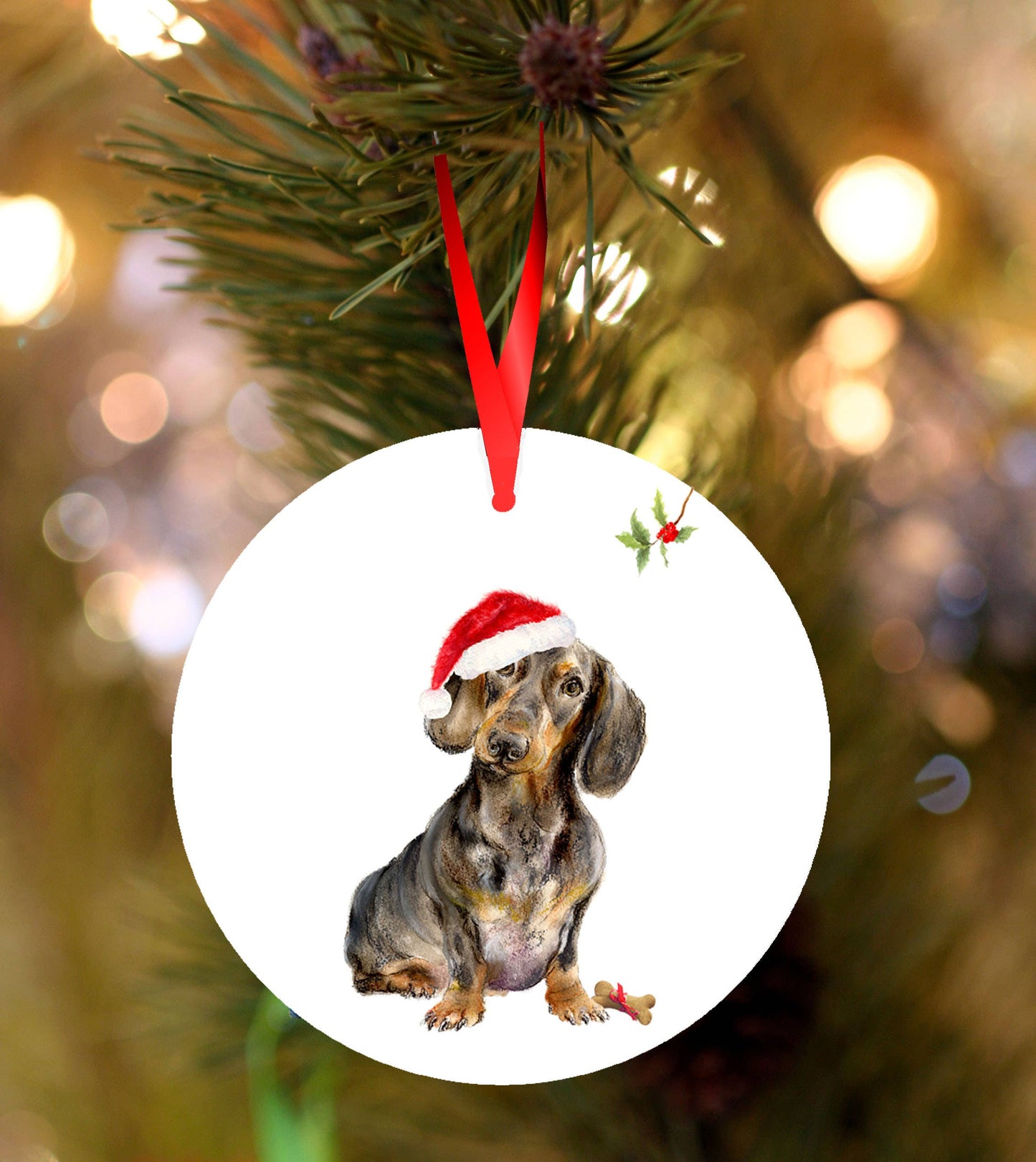 Ceramic Decoration, Dachshund, Wilma