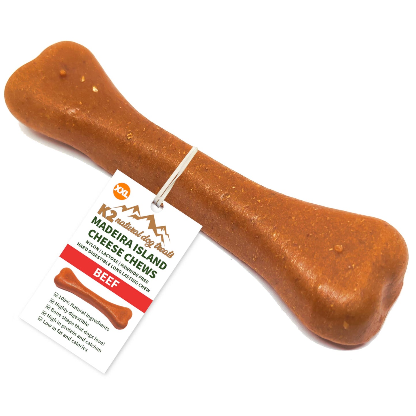 K2 Madeira Island Cheese Chews Beef XX-Large 220g.