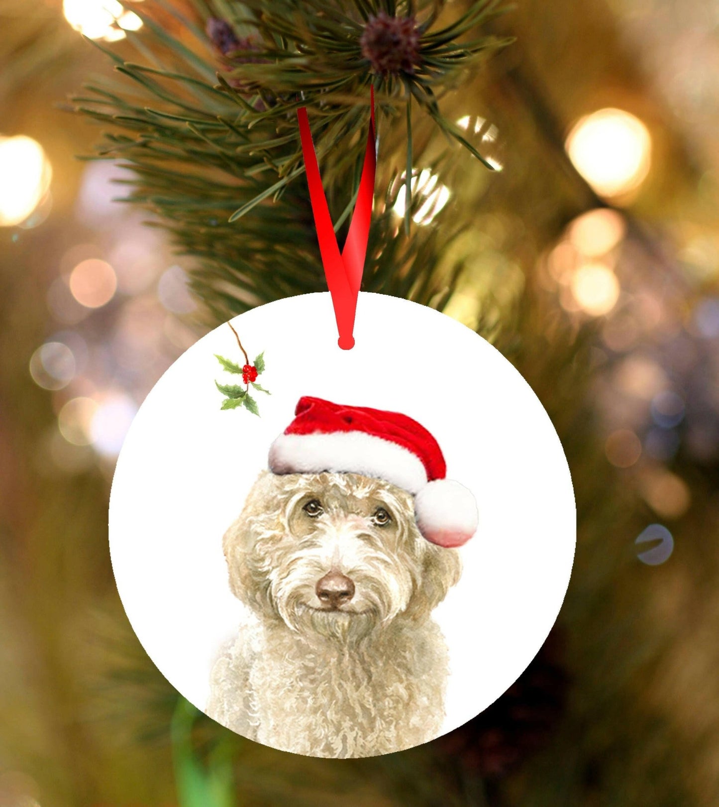 Ceramic Decoration, Golden Doodle, Douglas.