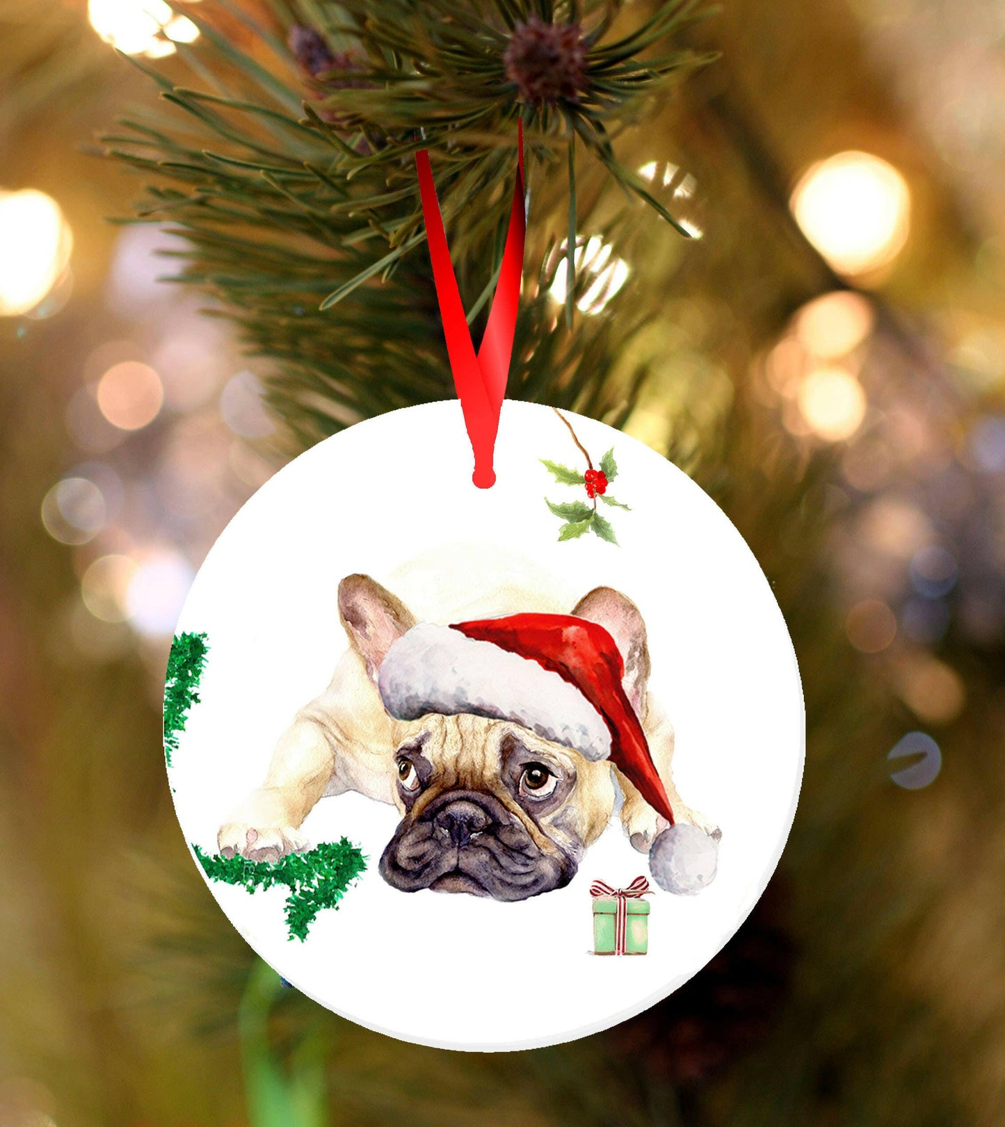 Ceramic Decoration, French Bulldog, Gus