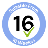 Suitable from 16 weeks