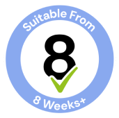 Suitable from 8 weeks