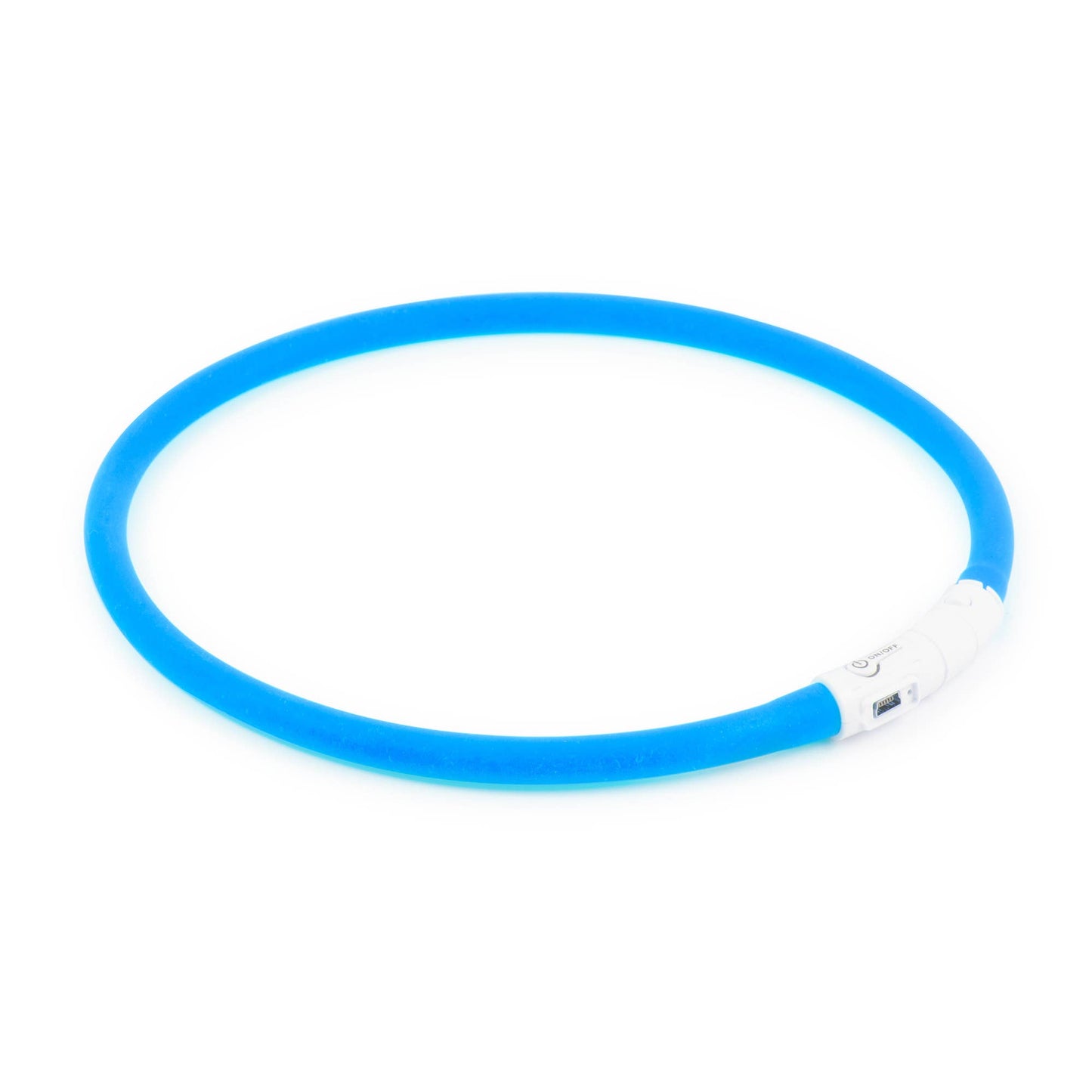USB rechargeable flashing dog collar band with 3 light modes