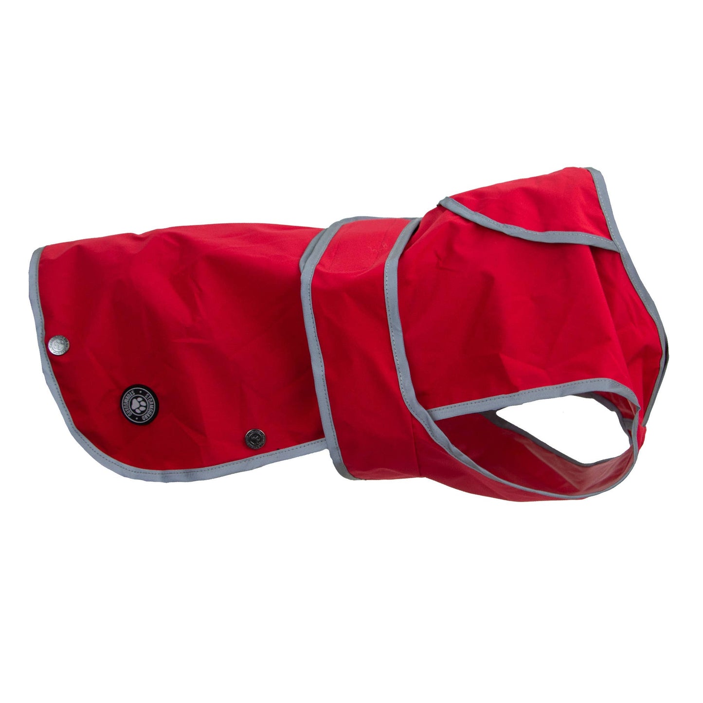 Ancol Stormguard Soft Shell dog coat in Bordeaux — zippered harness slot