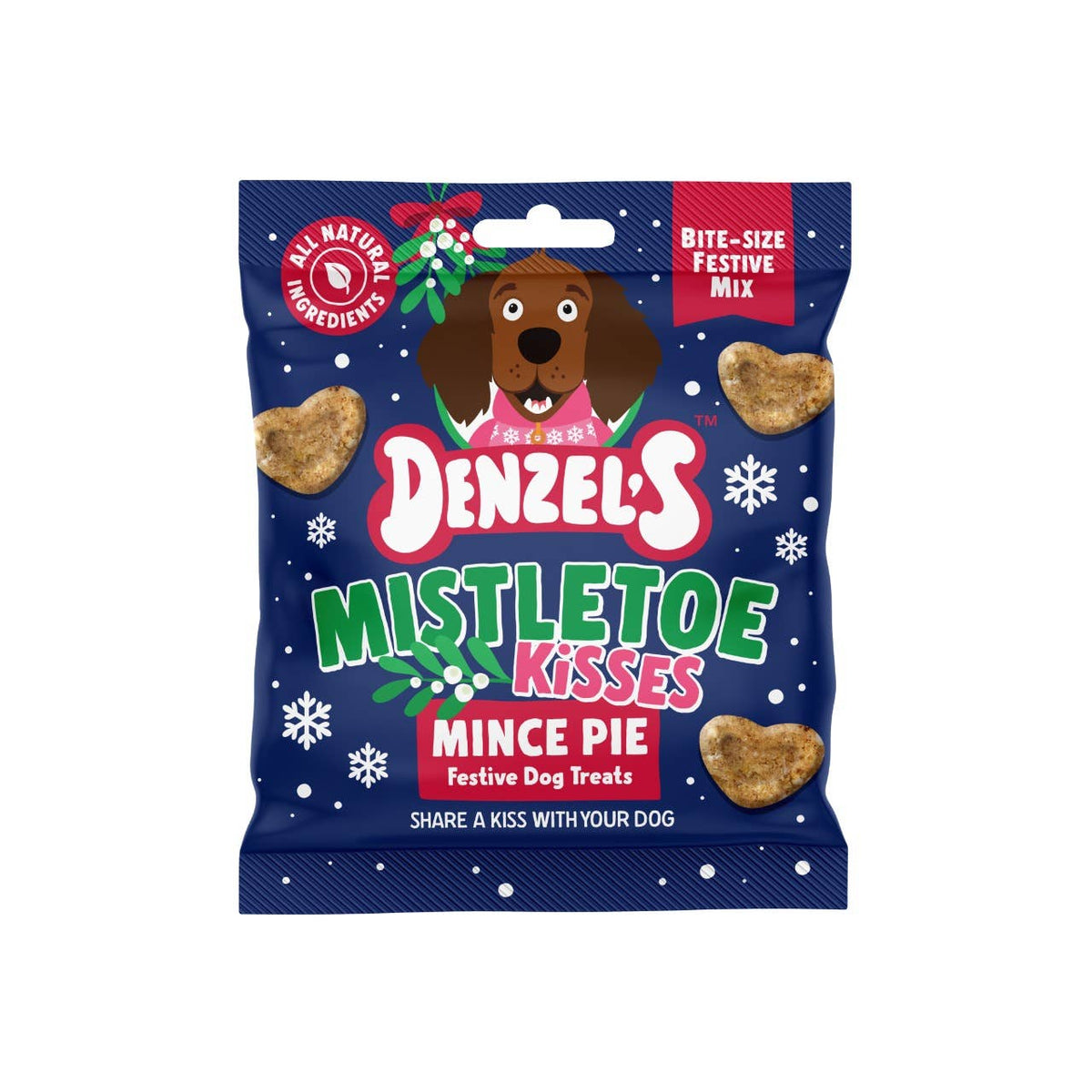 Denzel's gingerbread soft-baked dog treat bars