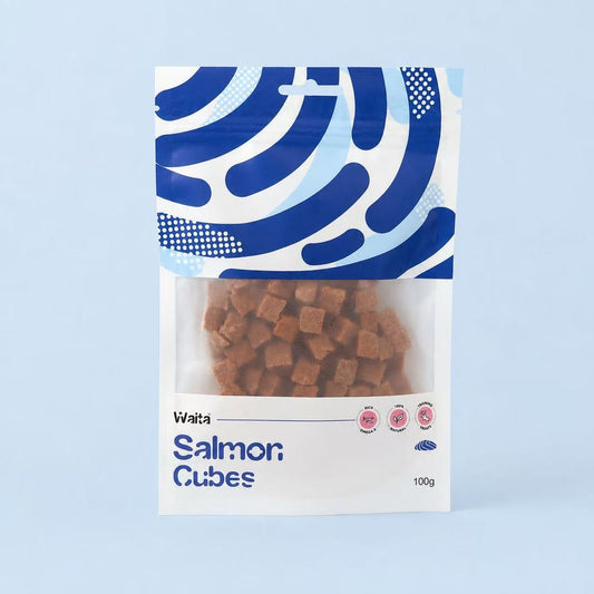 Waita Air-Dried Salmon Cubes 100g