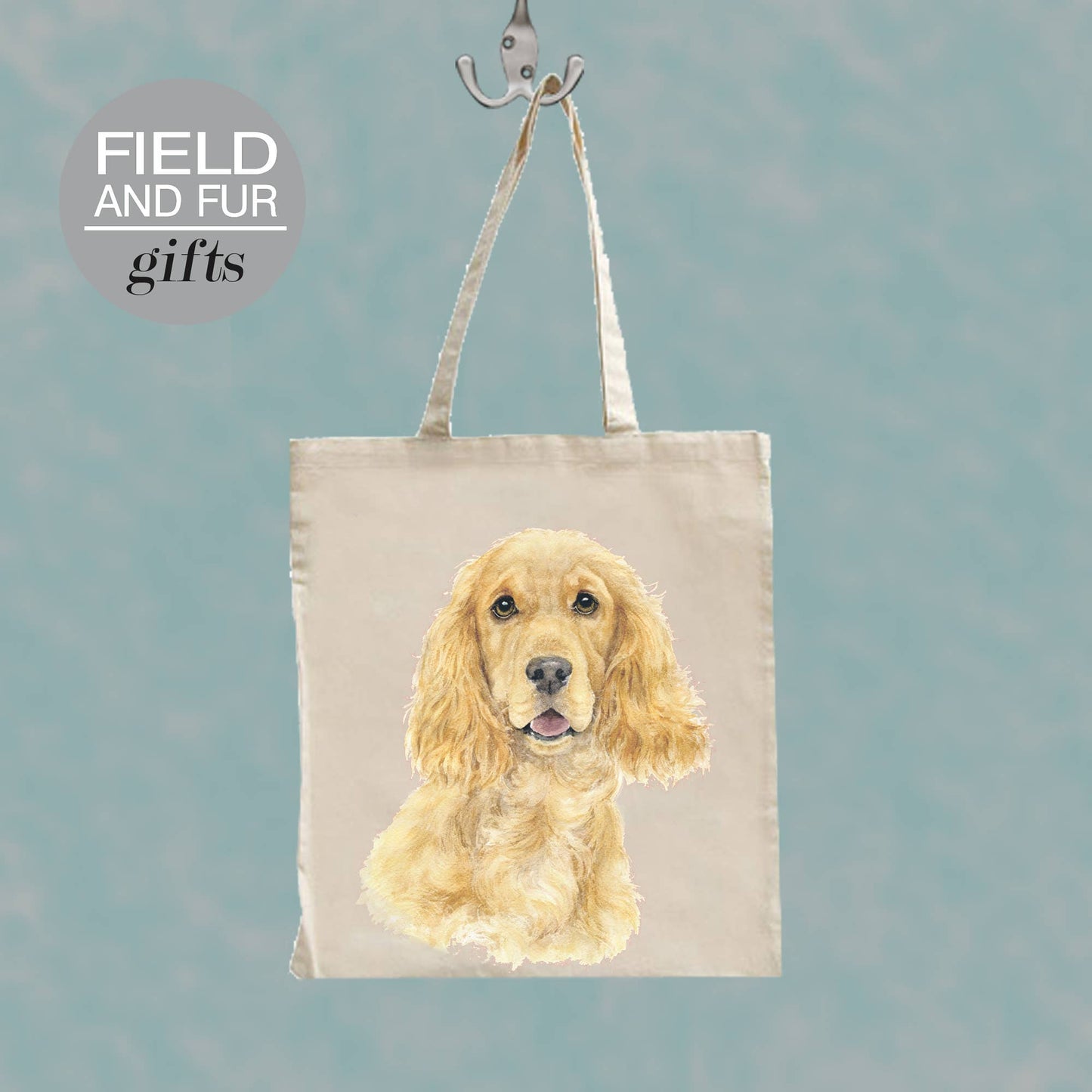 Mimi, Golden Cocker Spaniel Tote Shopping Bag