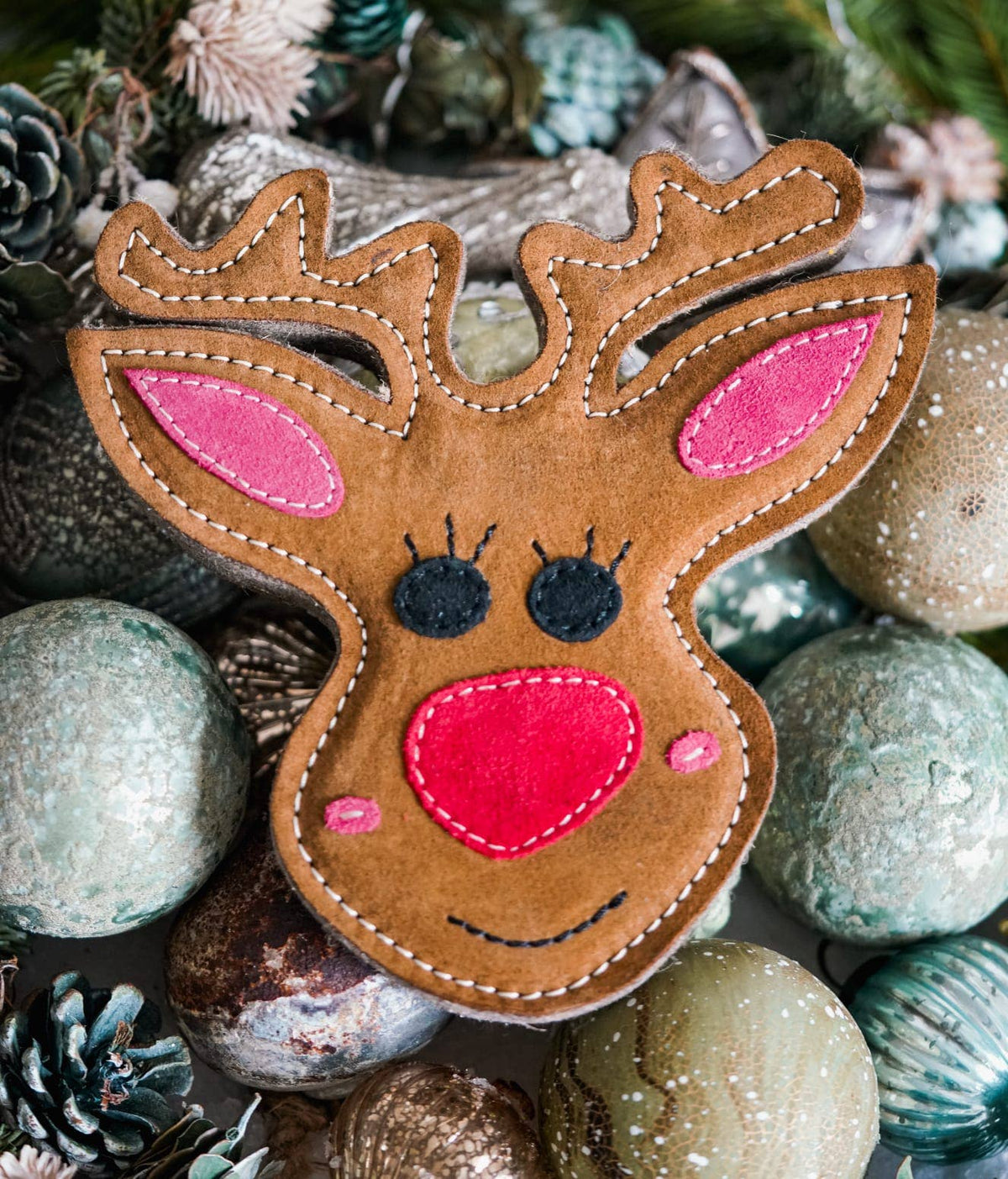 Rudy the Reindeer – Christmas Tough Eco Dog Toy - Hairy Dogs (Cambs) Ltd