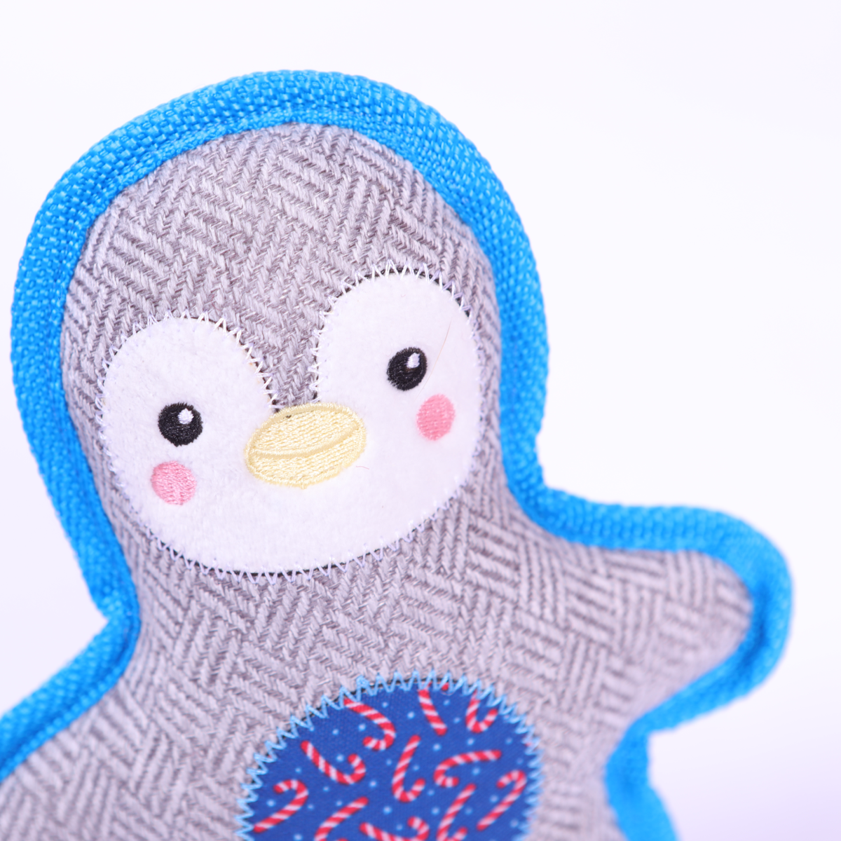 PetLondon Tweed Penguin Plush Squeaky Dog Toy – image 3