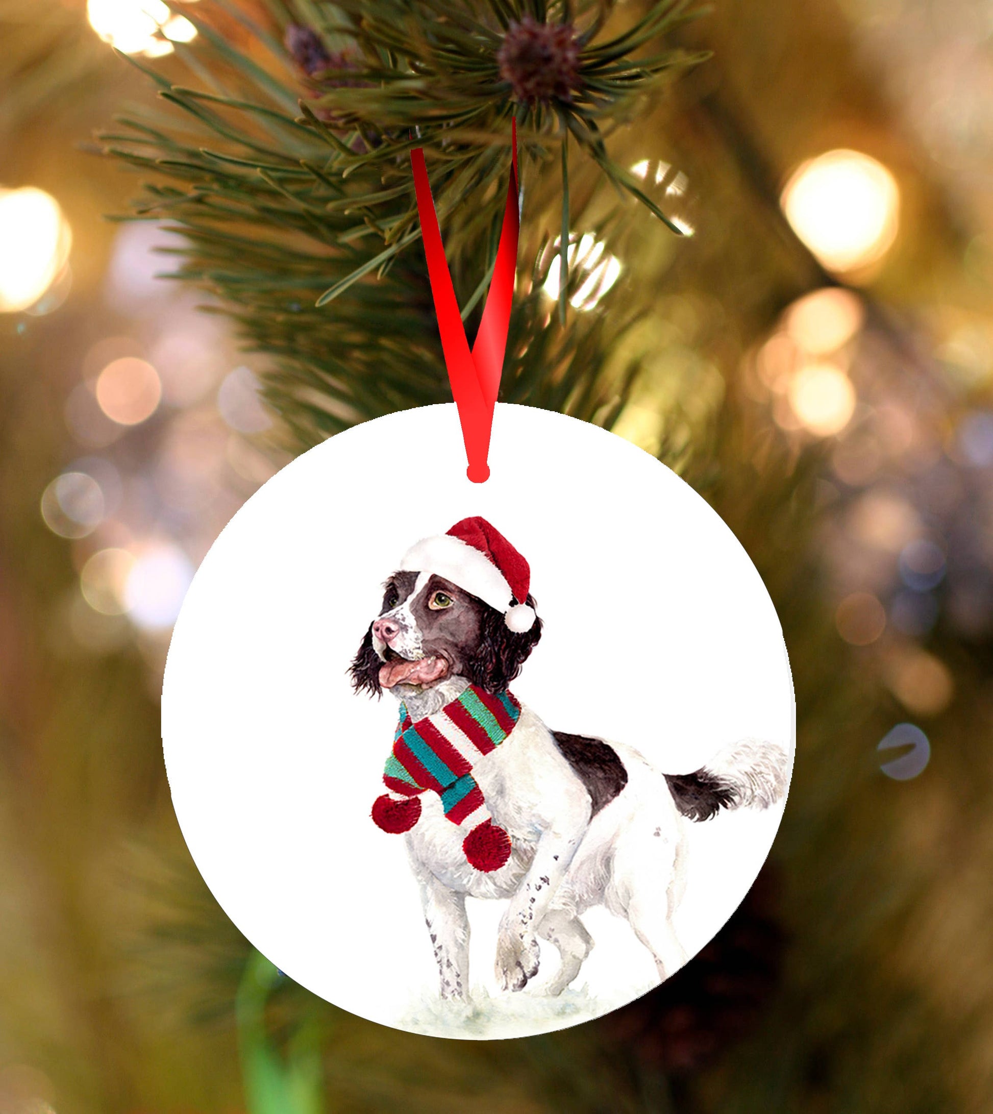 Ceramic Christmas / Holiday Decoration, Springer Spaniel - Hairy Dogs (Cambs) Ltd