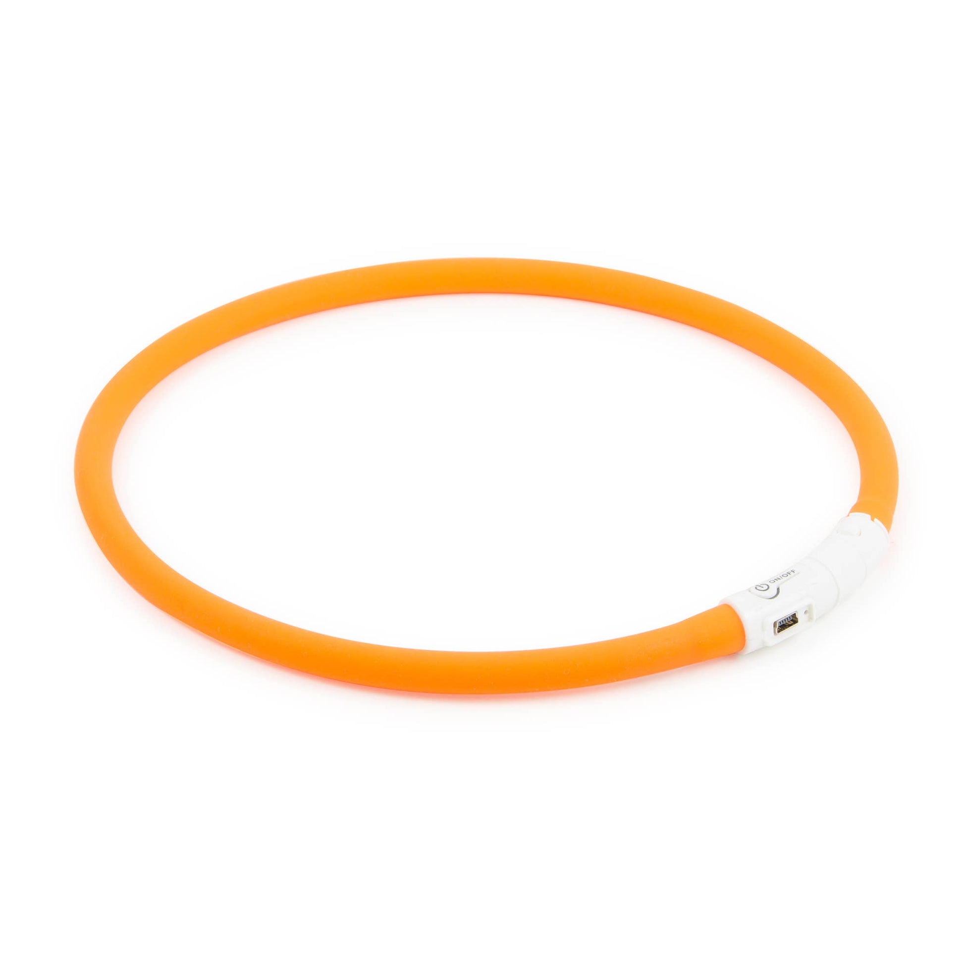 USB rechargeable flashing dog collar band with 3 light modes