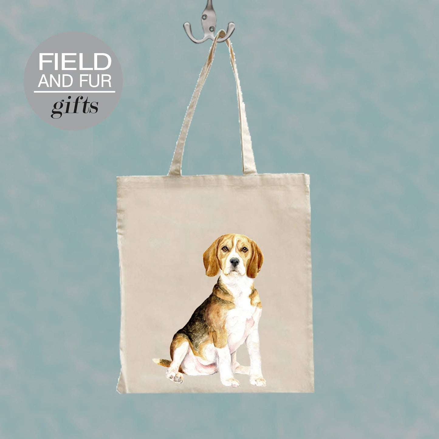 Cara Beagle dog tote shopping bag
