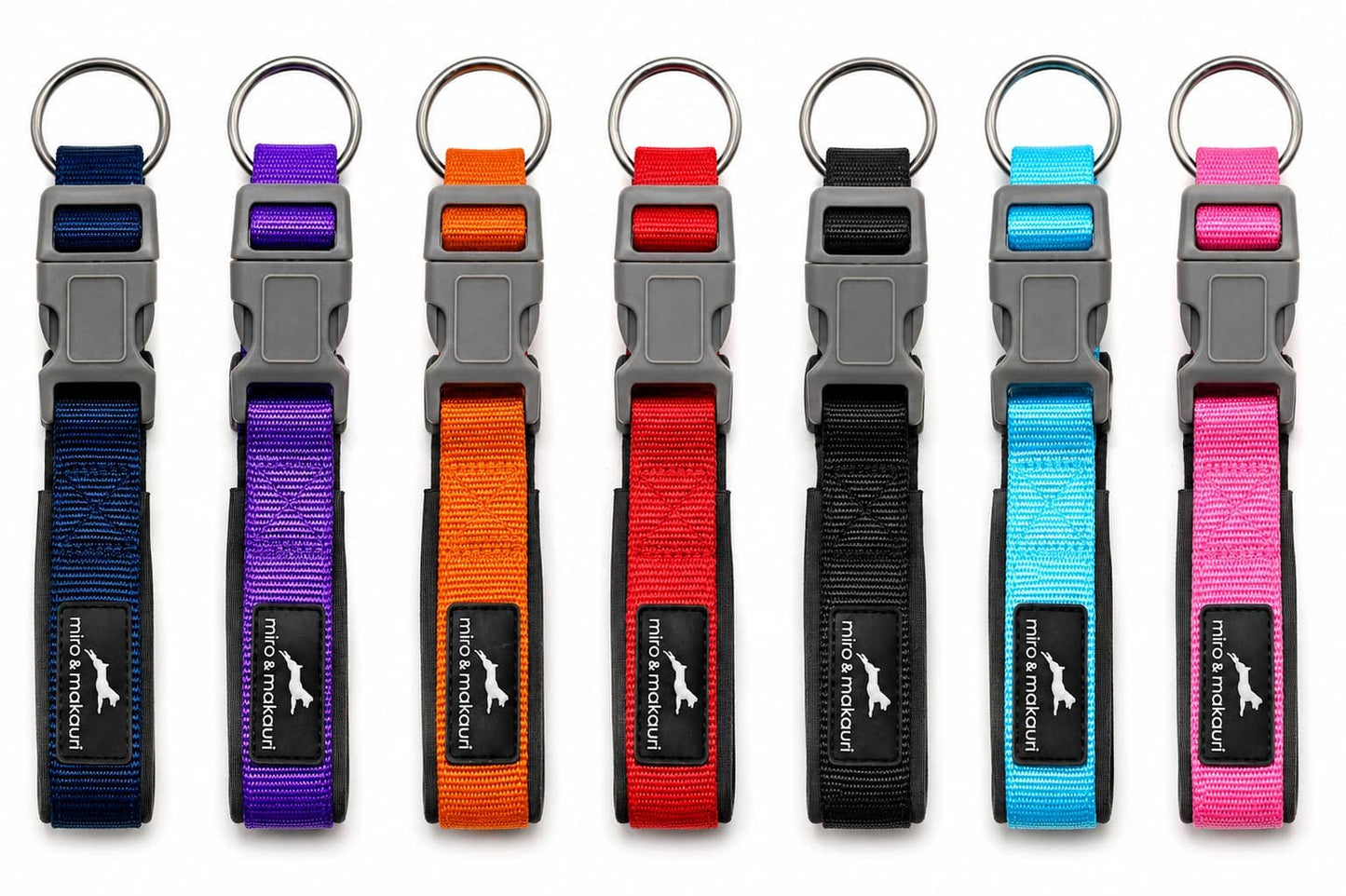 Miro & Makauri Neoprene Padded Nylon Clasp Dog Collar - Hairy Dogs (Cambs) Ltd