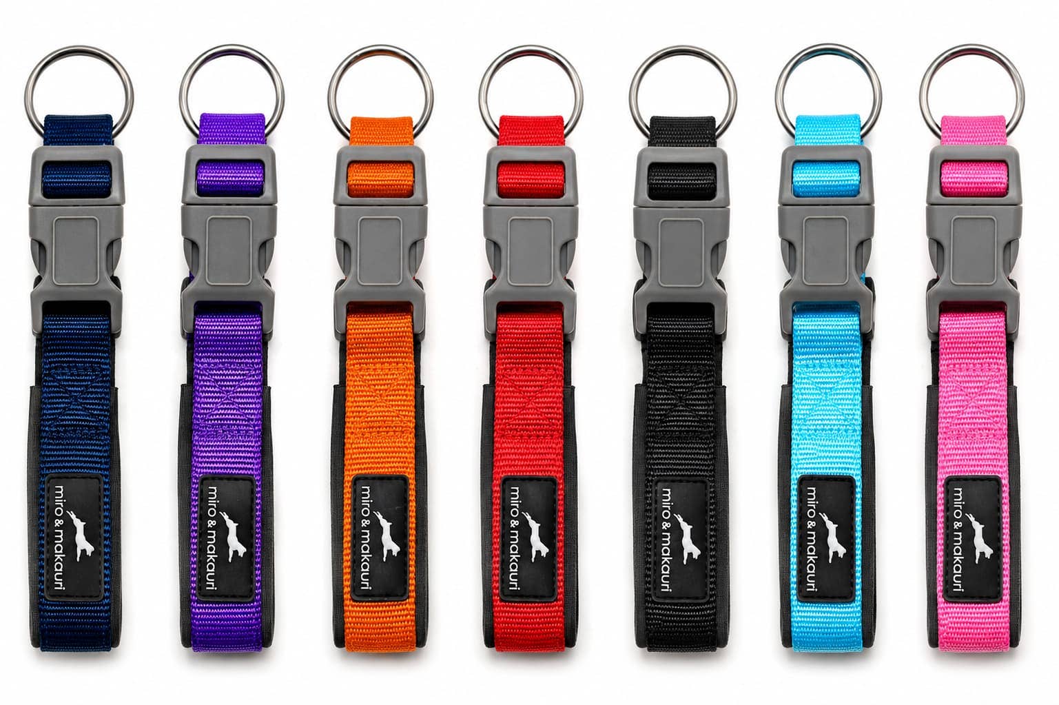 Miro & Makauri Neoprene Padded Nylon Clasp Dog Collar - Hairy Dogs (Cambs) Ltd