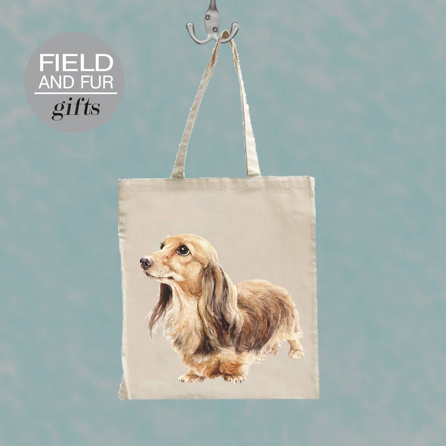 Lily Dachshund dog tote shopping bag