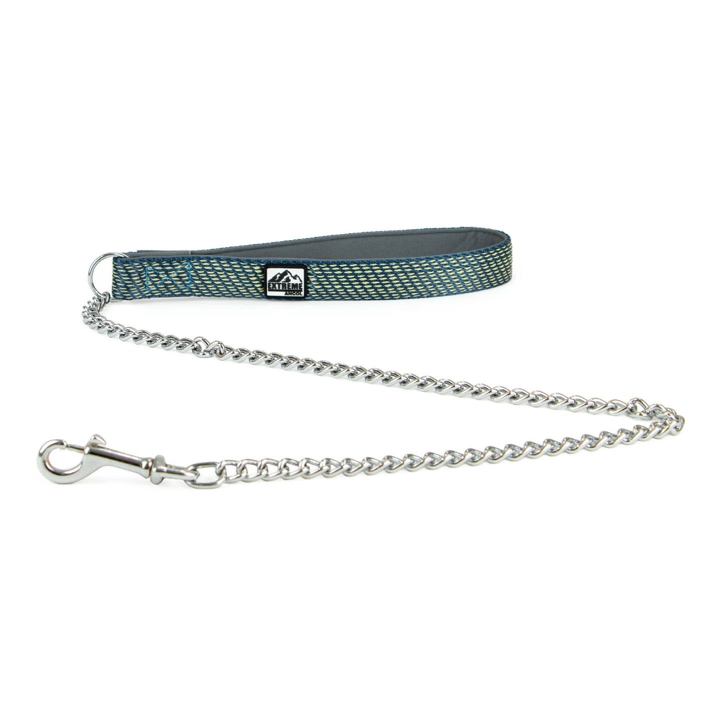 Extreme+ heavy duty dog chain lead with padded handle – 98cm