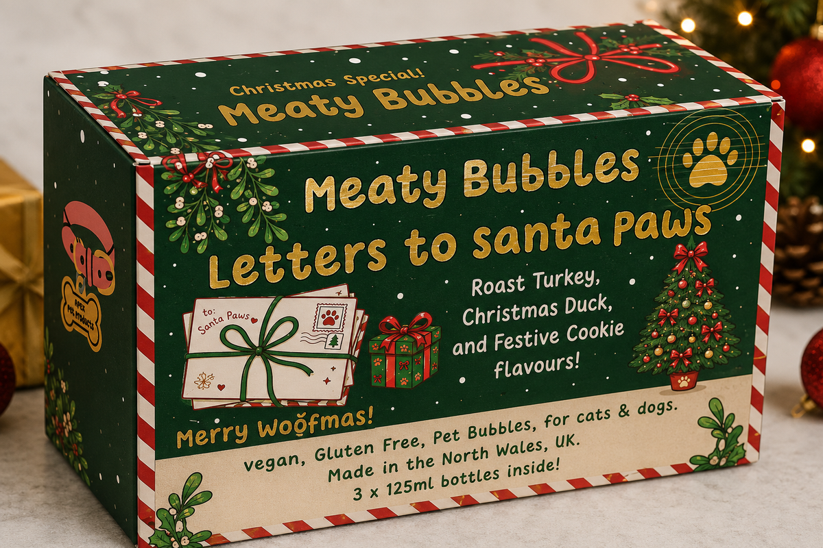 Meaty Bubbles Christmas Special Box – Letters to Santa Paws