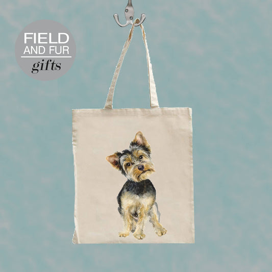 Scruff / Yorkshire Terrier, Tote Shopping Bag
