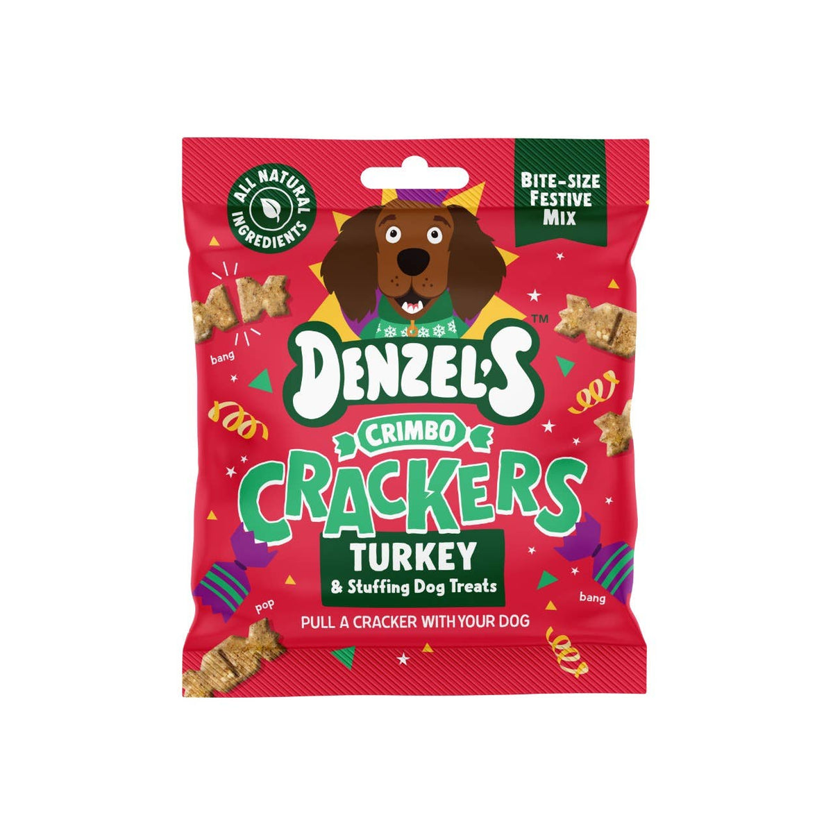 Denzel's Christmas mini treat packs for dogs