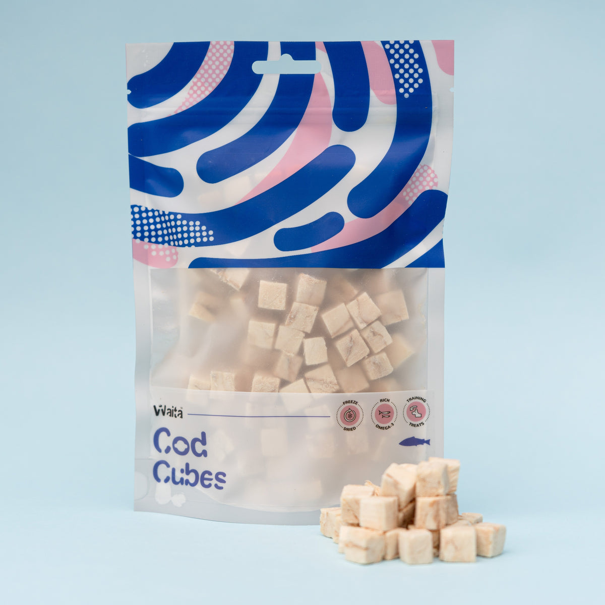 Waita Freeze-Dried Cod Cubes 40g
