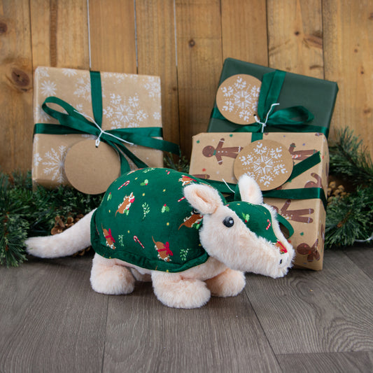 Ancol Arnold Armadillo Christmas Dog Toy - Hairy Dogs (Cambs) Ltd